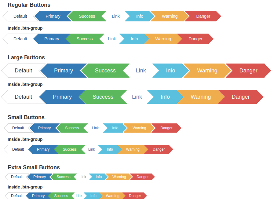 Bootstrap Directional Buttons